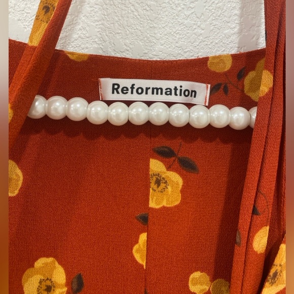 Reformation Hailey Joy Floral dress size L - Picture 4 of 5